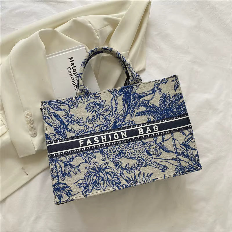 Women Stylish Large-Capacity Canvas Tote Bag