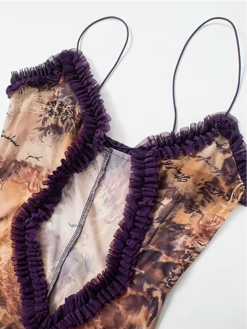 Elegant shoulder black mesh dress women gothic pleated lace